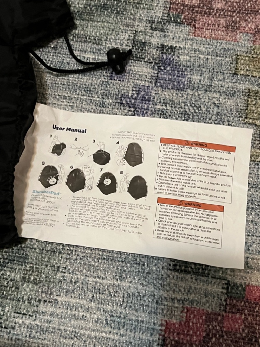 SlumberPod with Fan - Picture 4 of 4